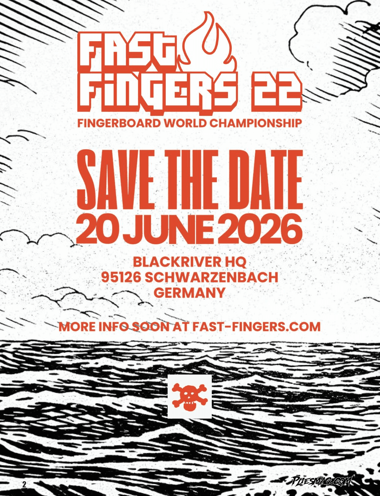 Fast Fingers 22 (2026) save-the-date graphic.